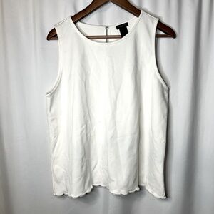 Lg Ann Taylor White Tank